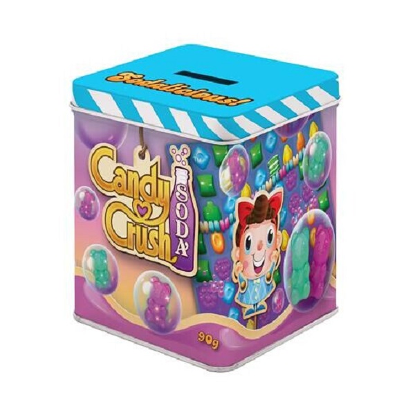 Custom square candy tin boxes